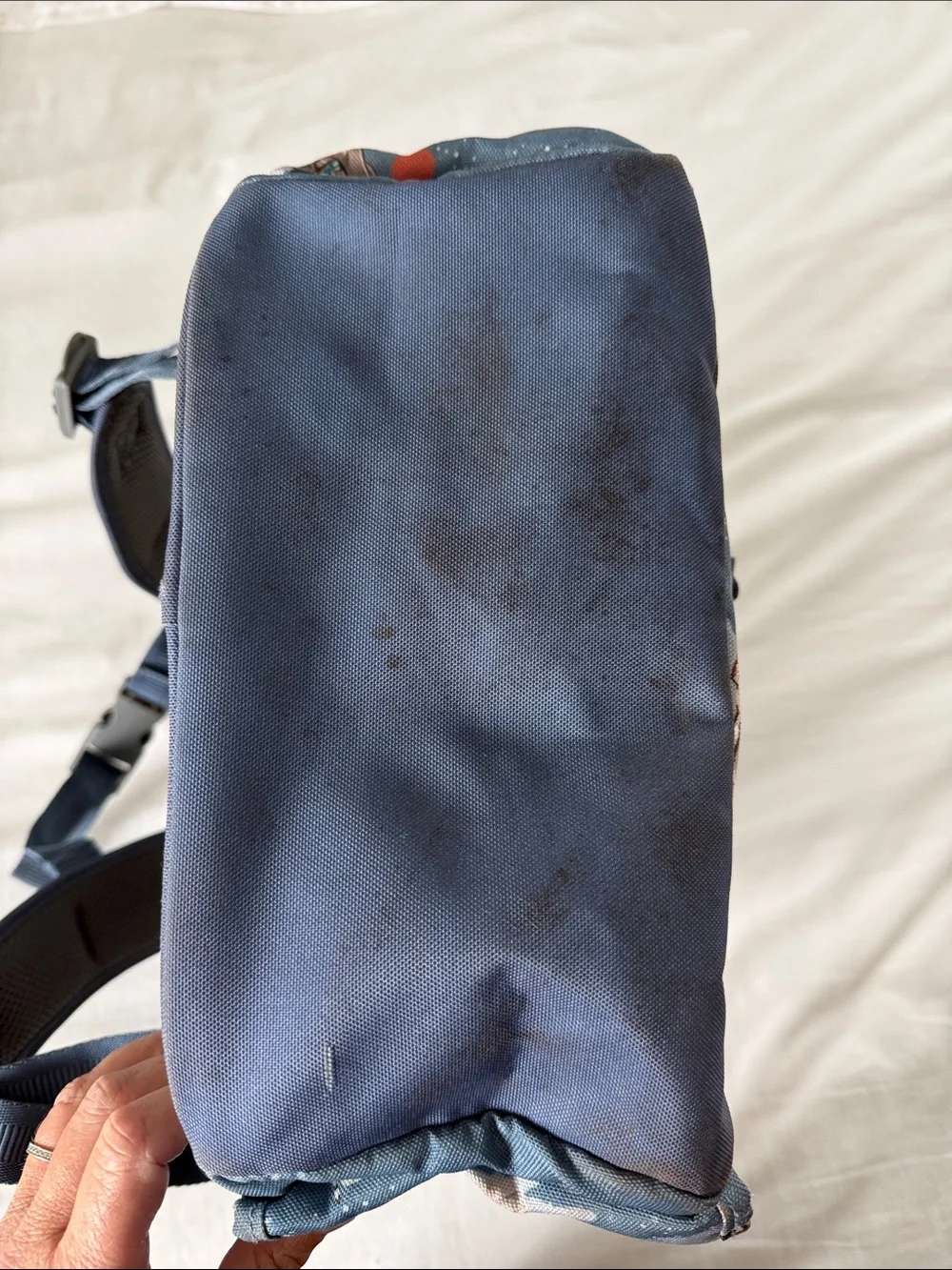 Pottery Barn Kids x Star Wars The Mandalorian Mini Mackenzie Backpack Blue Kids